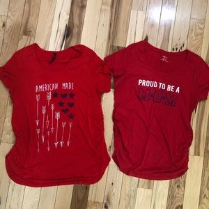 * Maternity Americana shirts XL